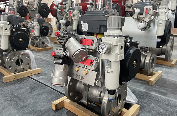 Geko dostarczyło pneumatyczne zawory kulowe do projektu Guotai Dacheng Carbon Fiber