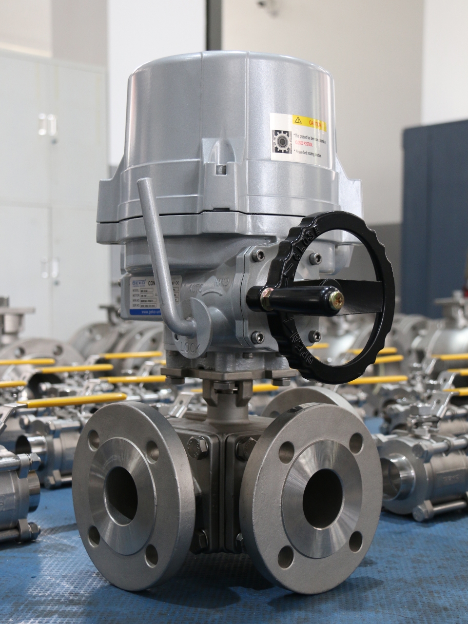 Zmodyfikowany proporcjonalny zawór kulowy 3-drożny zintegrowany z systemem operacyjnym