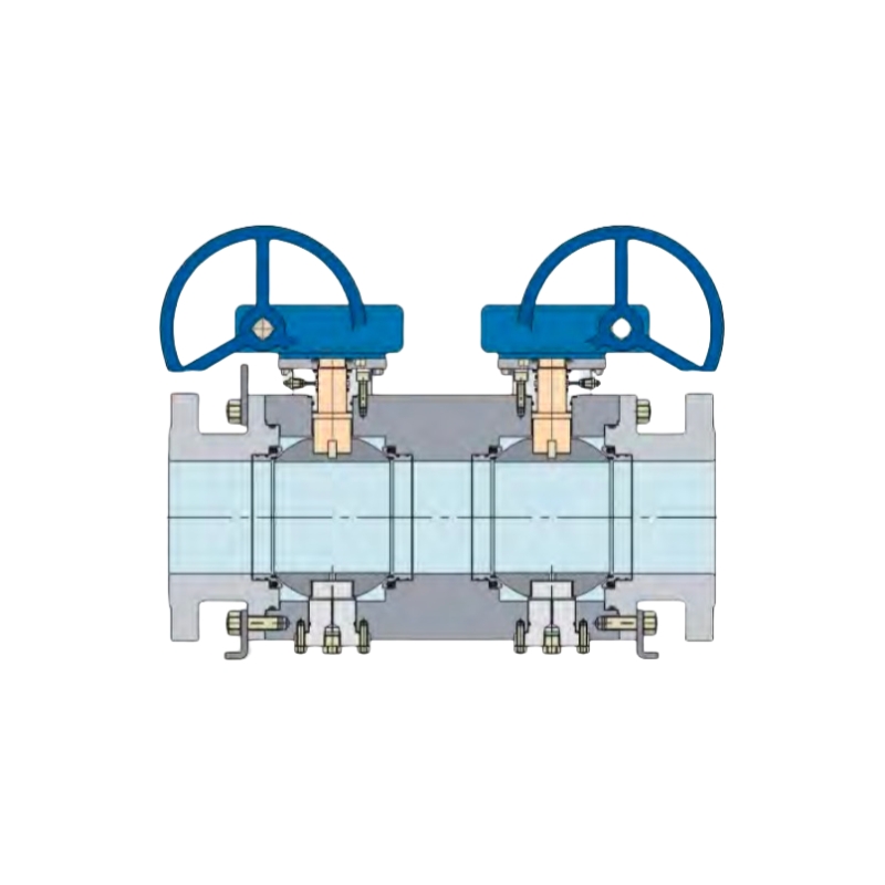 Twin Ball Design Trunnion Mounted Ball Valve