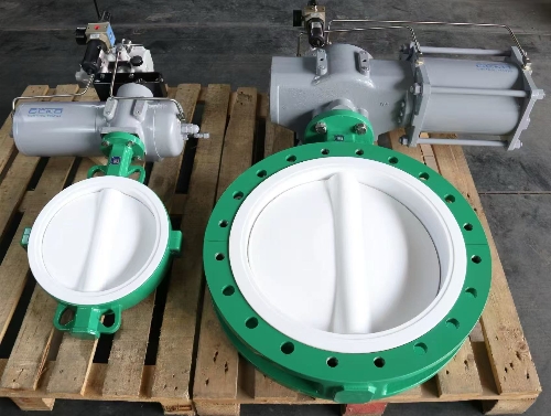 industrial butterfly valve modulation