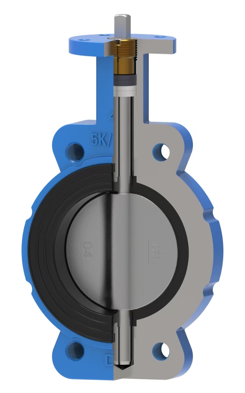 resilient seated butterfly valve